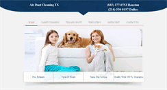 Desktop Screenshot of airductcleaning-tx.net