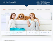 Tablet Screenshot of airductcleaning-tx.net